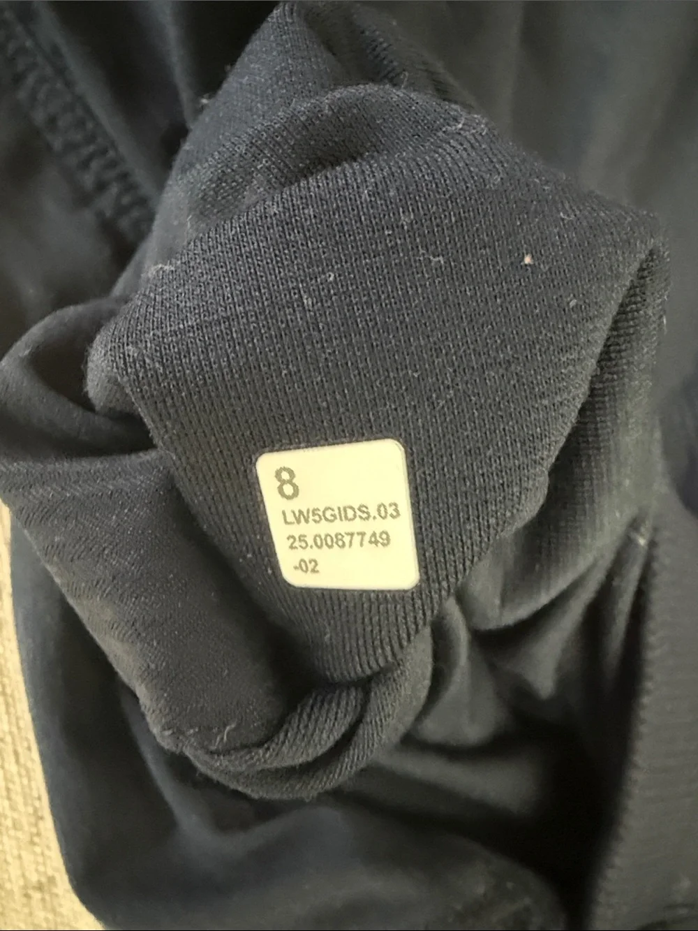 lululemon *Short Inseam* Dance Studio navy drawstring jogger pants